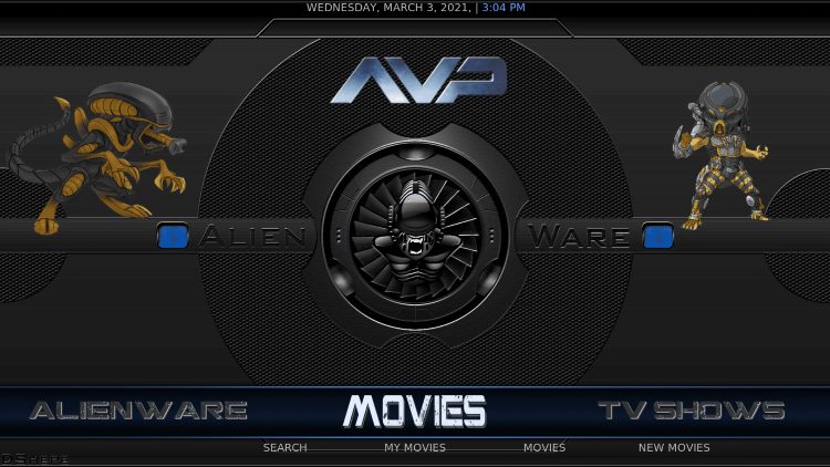 alienware kodi build movies