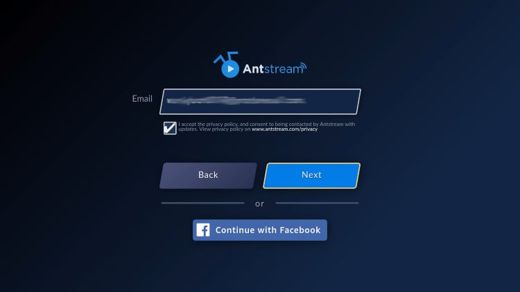 click next