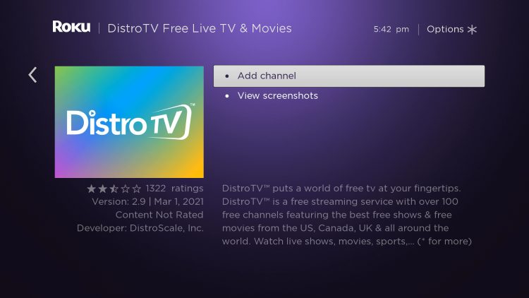 Choose Add channel
