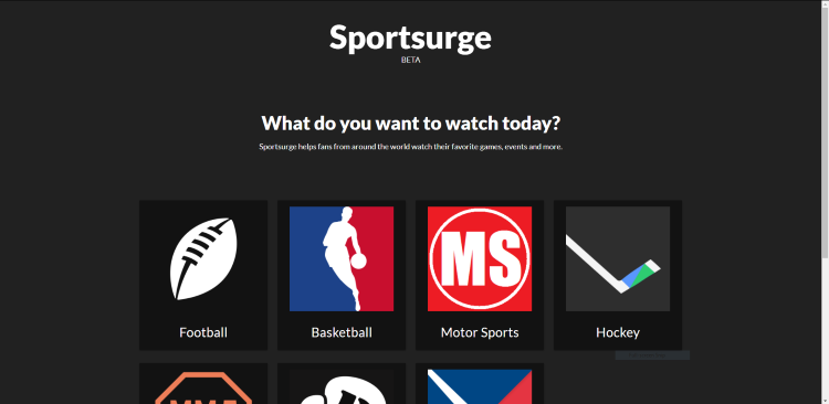 sportsurge best free sports streaming sites