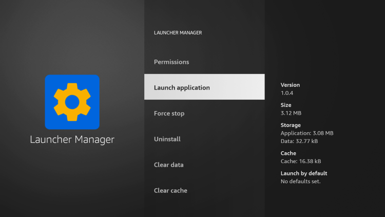 Now follow the steps below for setting up the leanback launcher on your device.