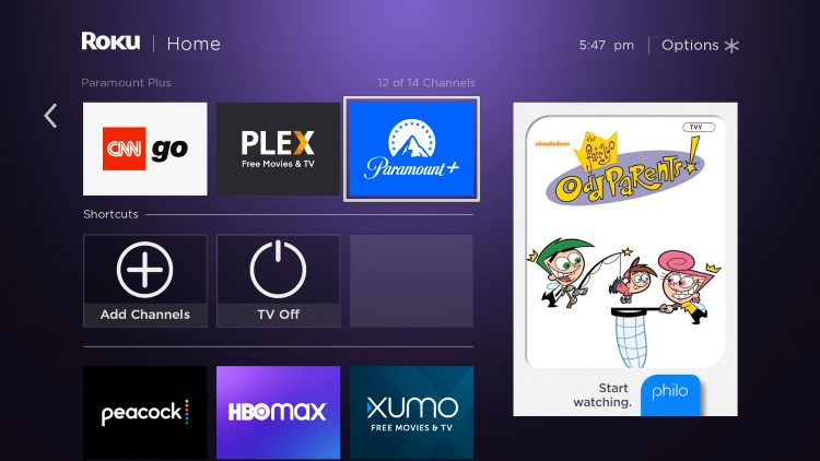 Paramount+ is coming to The Roku Channel