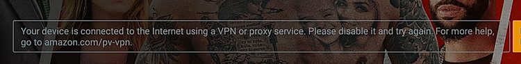 VPN Warning for Streaming Services