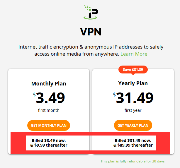 IPVanish VPN Terms