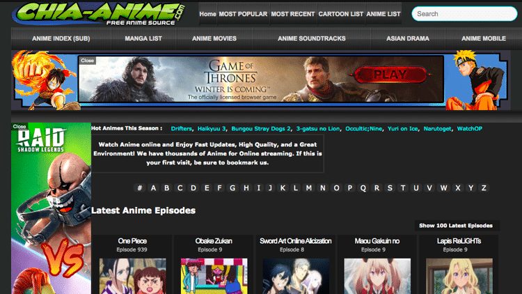 chia anime website
