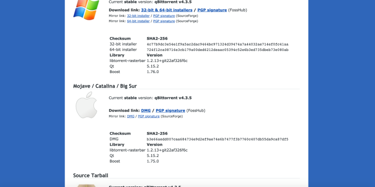 Download a Torrent Client for your Mac computer.  If using qBittorrent make sure to download the file compatible with macOS.