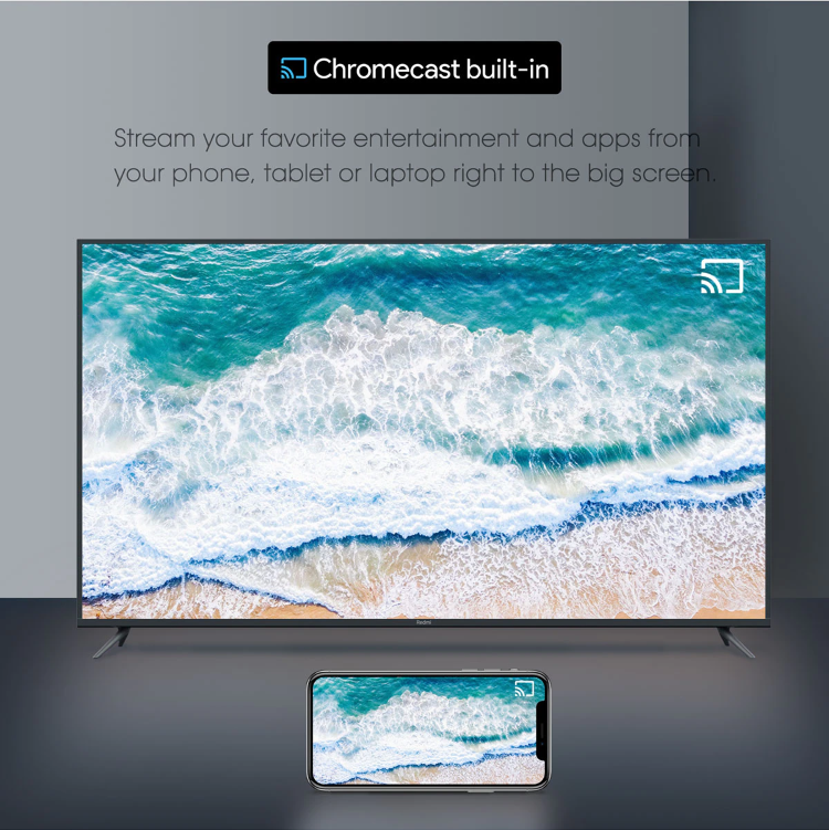 Chromecast is also built-in which means you can easily stream media to the KM2 from your phone, tablet, or laptop.