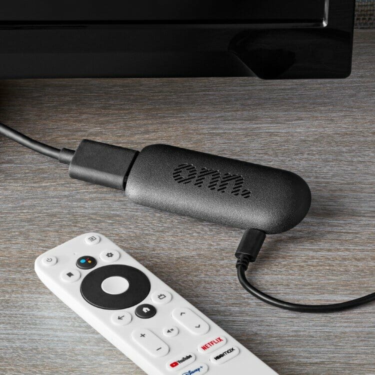 On TV Stick with Remote