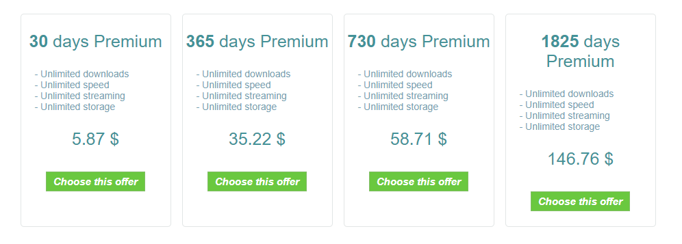 uptobox pricing