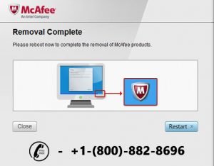 uninstall mcafee with mcafee removal tool