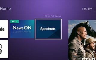 spectrum app on roku