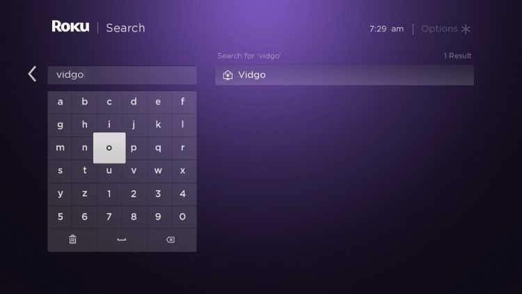 type vidgo