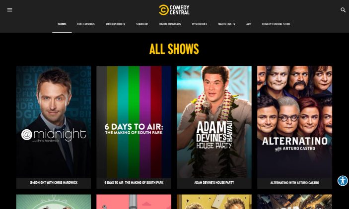 comedy central website