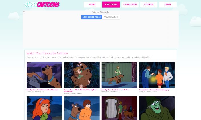 supercartoons website
