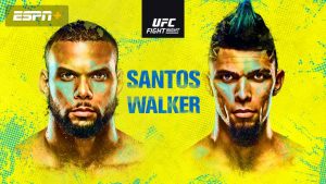 Santos vs Walker ufc fight night - details