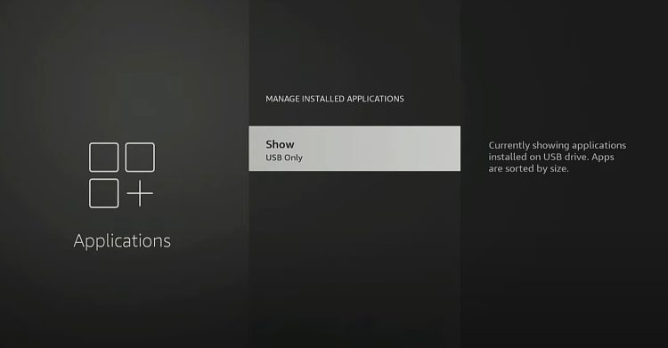 Click Show.