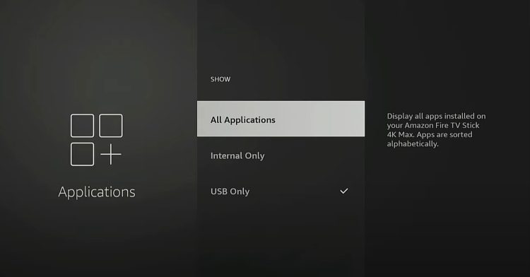 Then click All Applications.