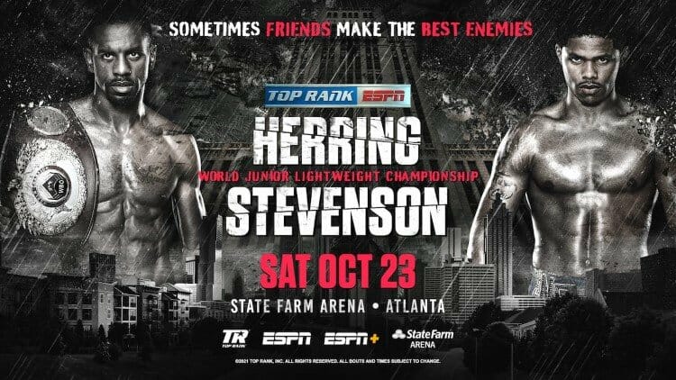 herring vs stevenson fight card