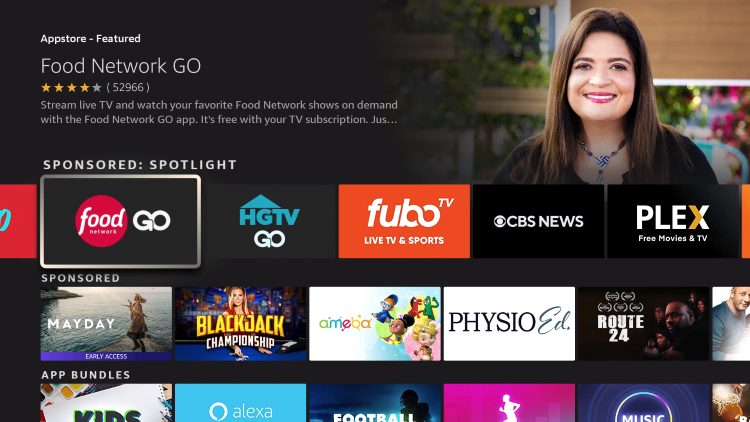 choose preferred option how to download apps on firestick