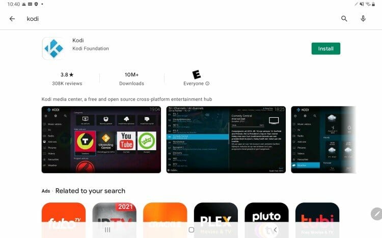 how to install kodi 18 on android avov box