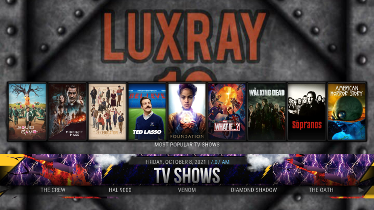 luxray kodi build details