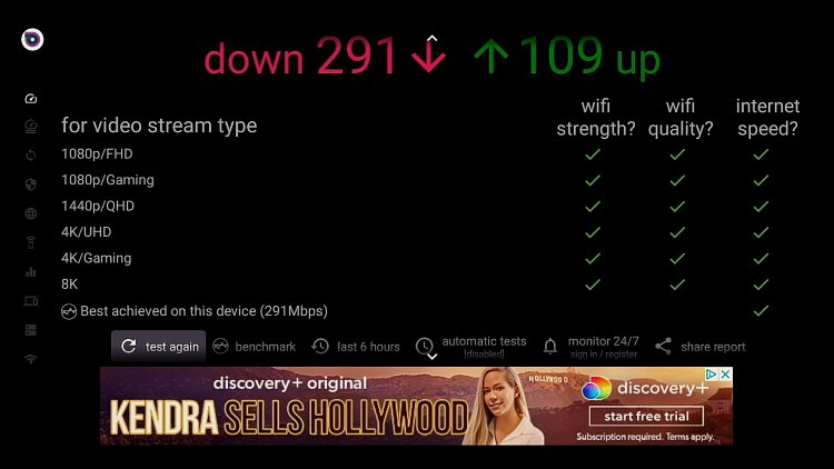 MECOOL KM7 Download Speeds