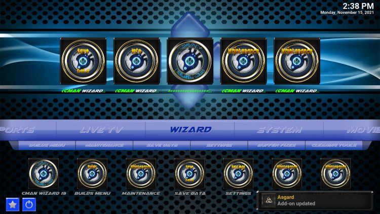 simplex kodi build interface