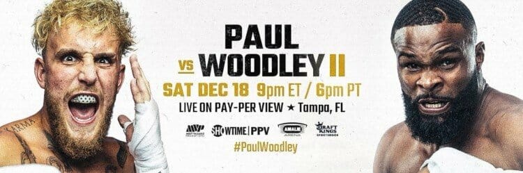 Paul vs Woodley 2 - Fight Card