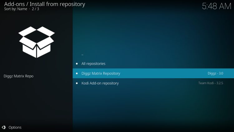 choose diggz matrix repository