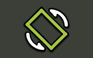 set orientation on firestick