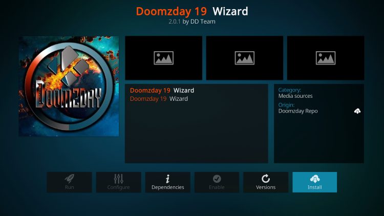 Click Install smokin kodi build