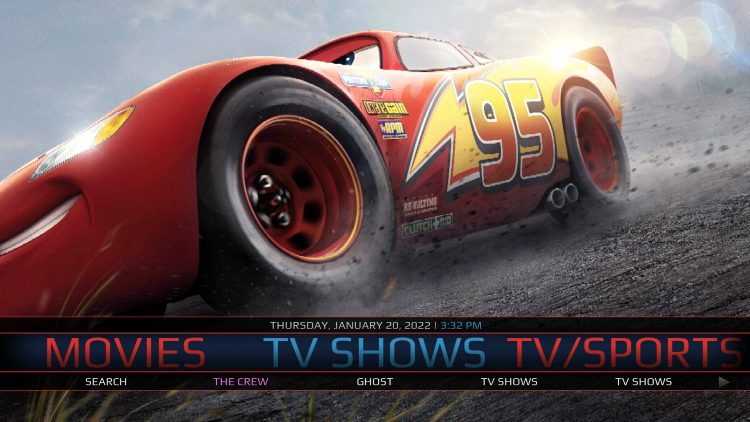 smokin kodi build categories