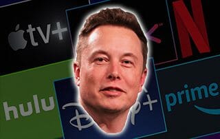 elon musk bashes streaming services