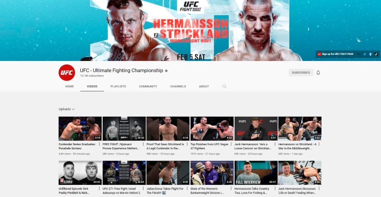 how to watch ufc on firestick ufc youtube channel