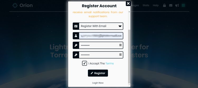 click register