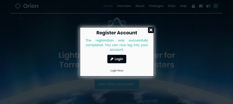 click login