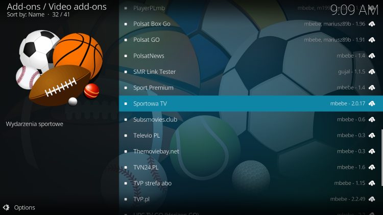 select sportowa tv