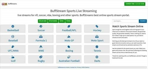 buffstreams site