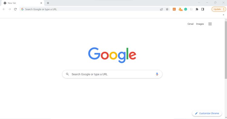 google chrome update