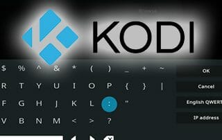 colon key in kodi missing