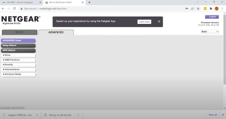 Click the Advanced tab.