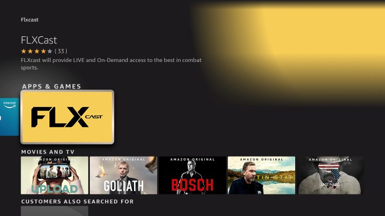 choose the flxcast app
