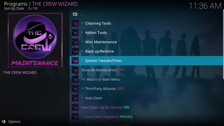 click system tweaks/fixes
