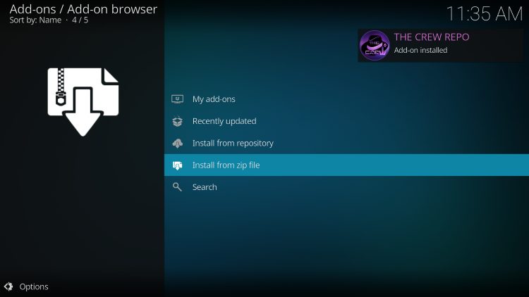 wait for the crew repo to install to fix kodi buffering