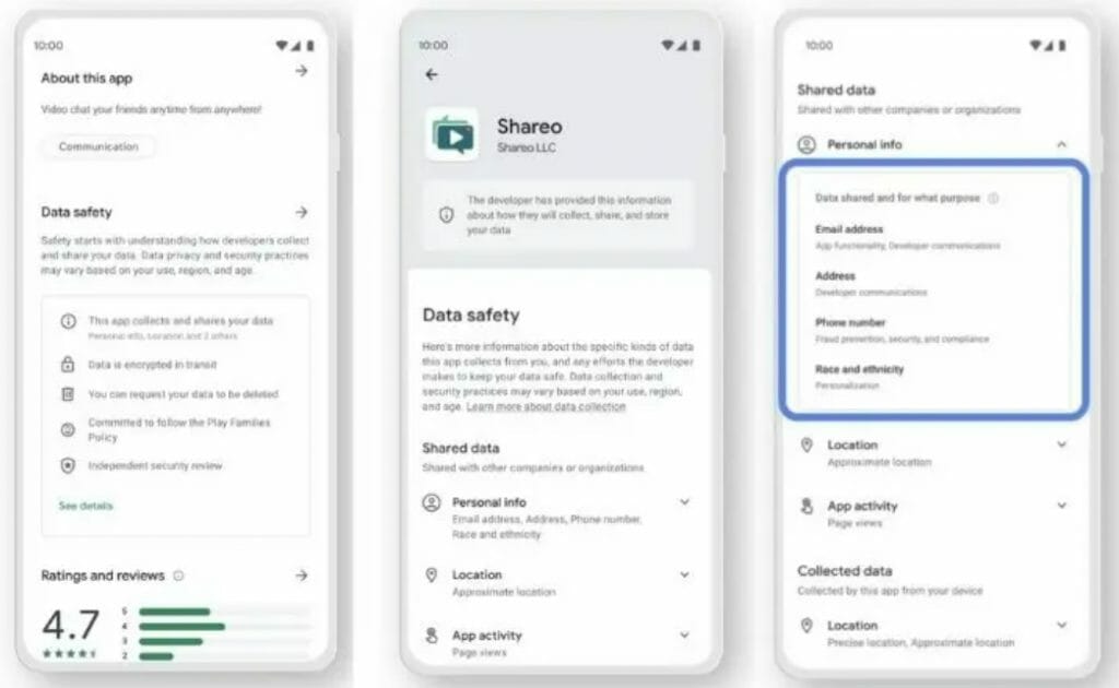 Google Play Store Requiring Apps to Be Transparent about Data Collection