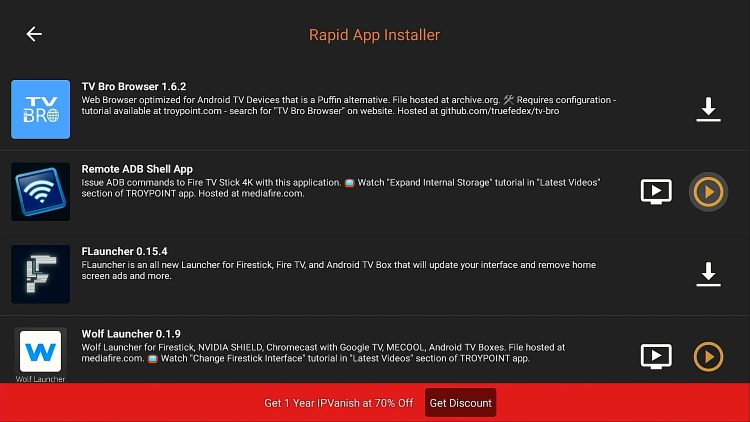 Install ADB Shell App and Sideload Launcher