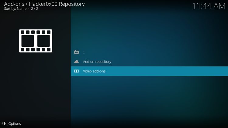 Click Video Add-Ons to find the promise kodi addon