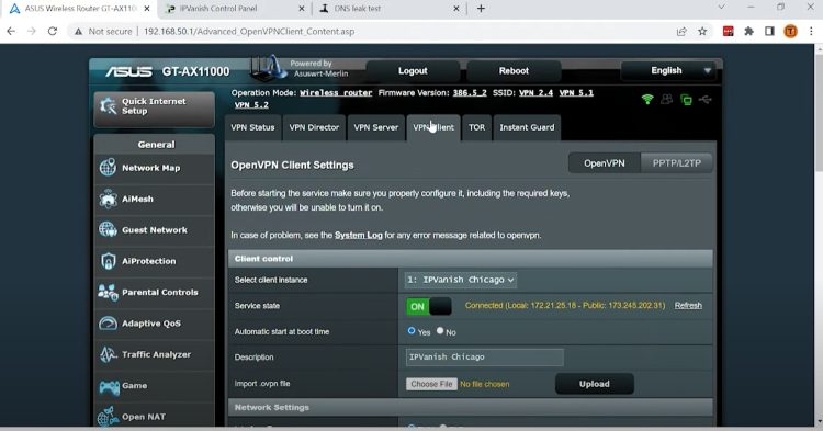 Now return back to the computer and we will show how to use policy-based routing.