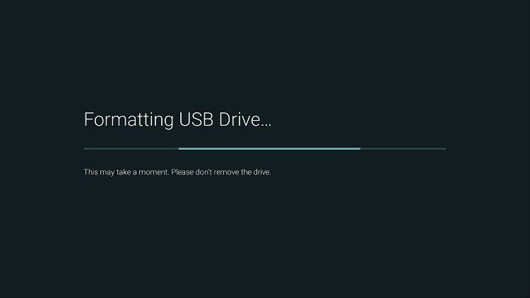 Wait for Format to finish