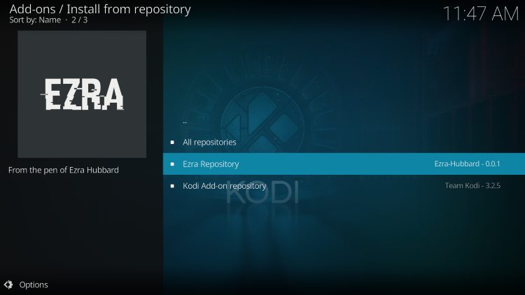select ezra repository